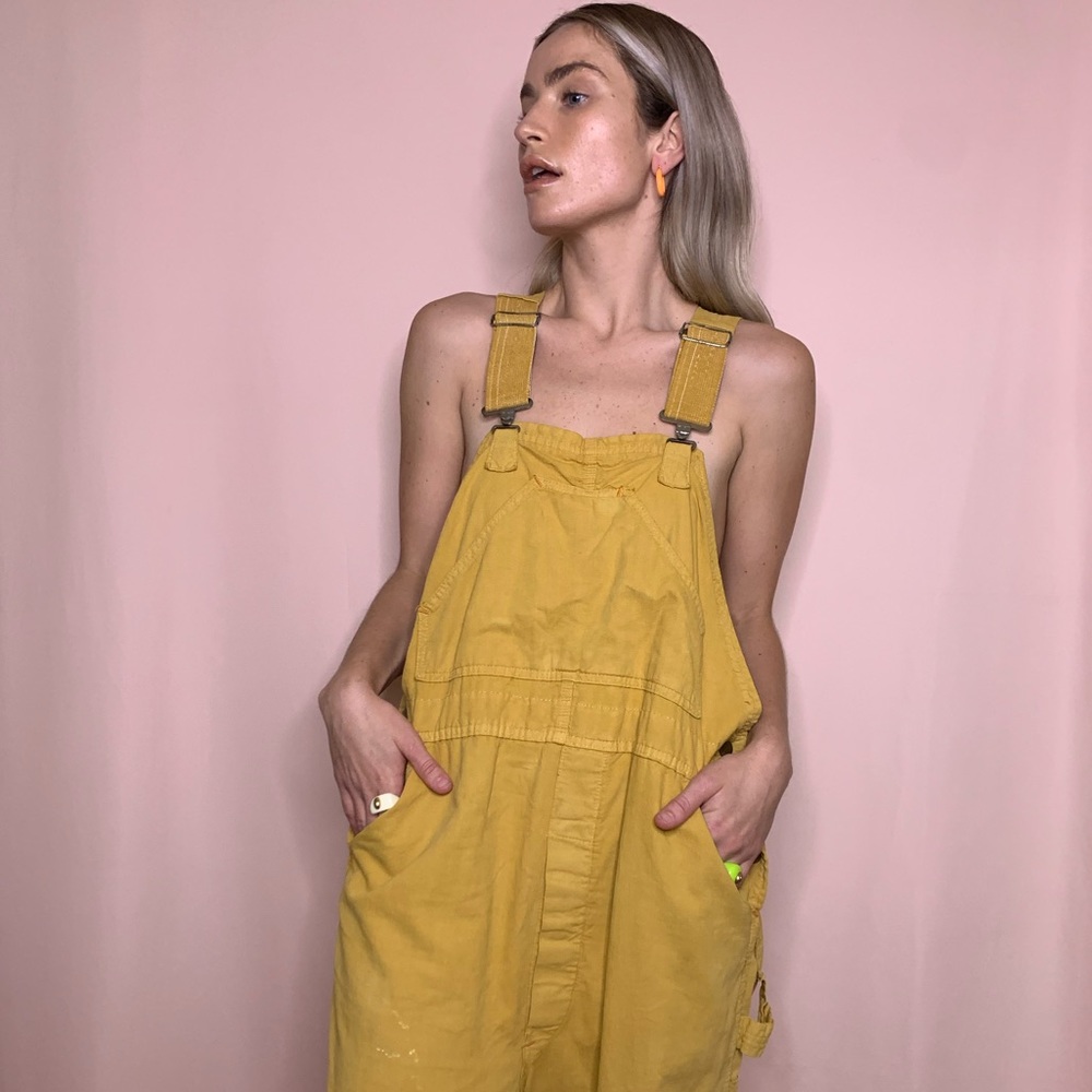 Vintage Carhartt Mustard Yellow Overalls